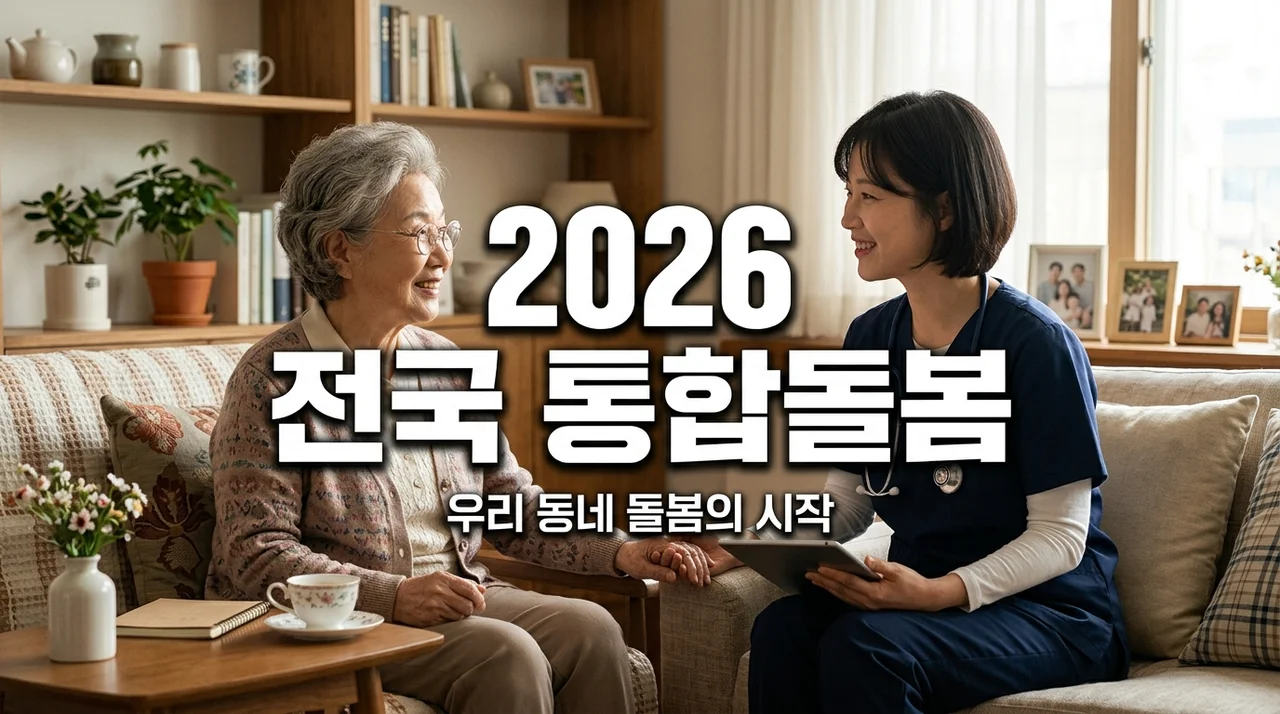 2026년 3월 전국 통합돌봄 시행! 우리 부모님 재택 돌봄 혜택 총정리