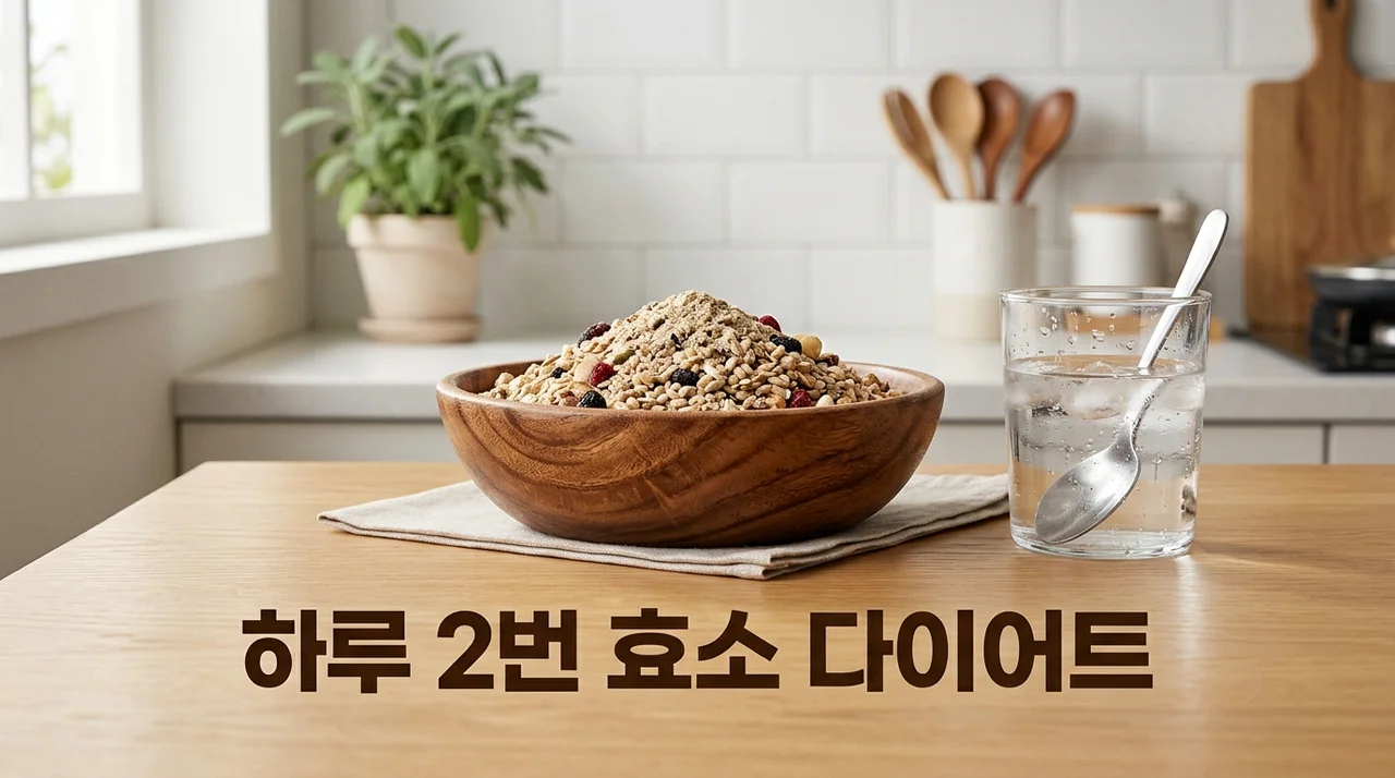 효소 다이어트 하루 2번 섭취로 건강한 식단 관리 시작해요