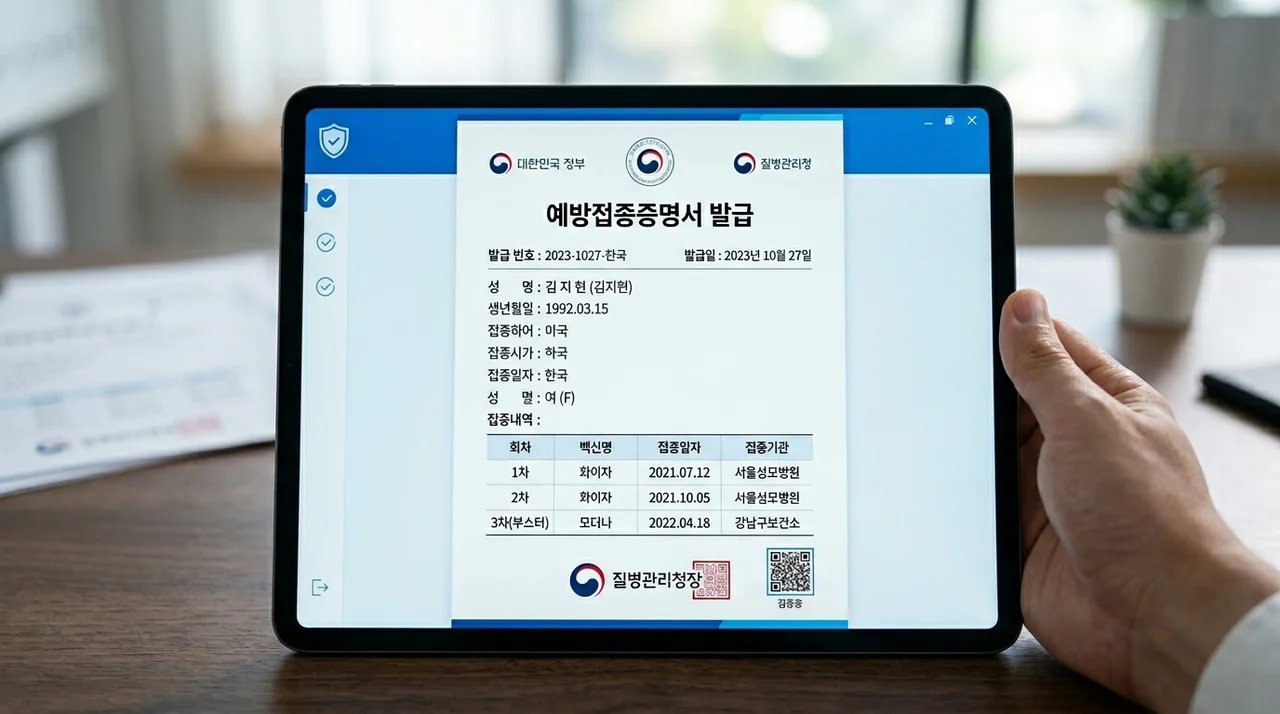 예방접종증명서 발급 방법 총정리: 정부24 모바일 및 PC 출력 가이드