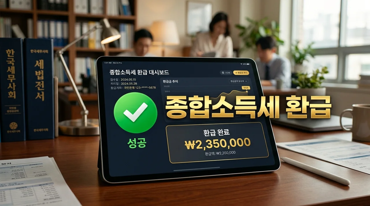 종합소득세 환급 놓치지 마세요! 숨은 환급금 조회부터 신청까지 완벽 가이드