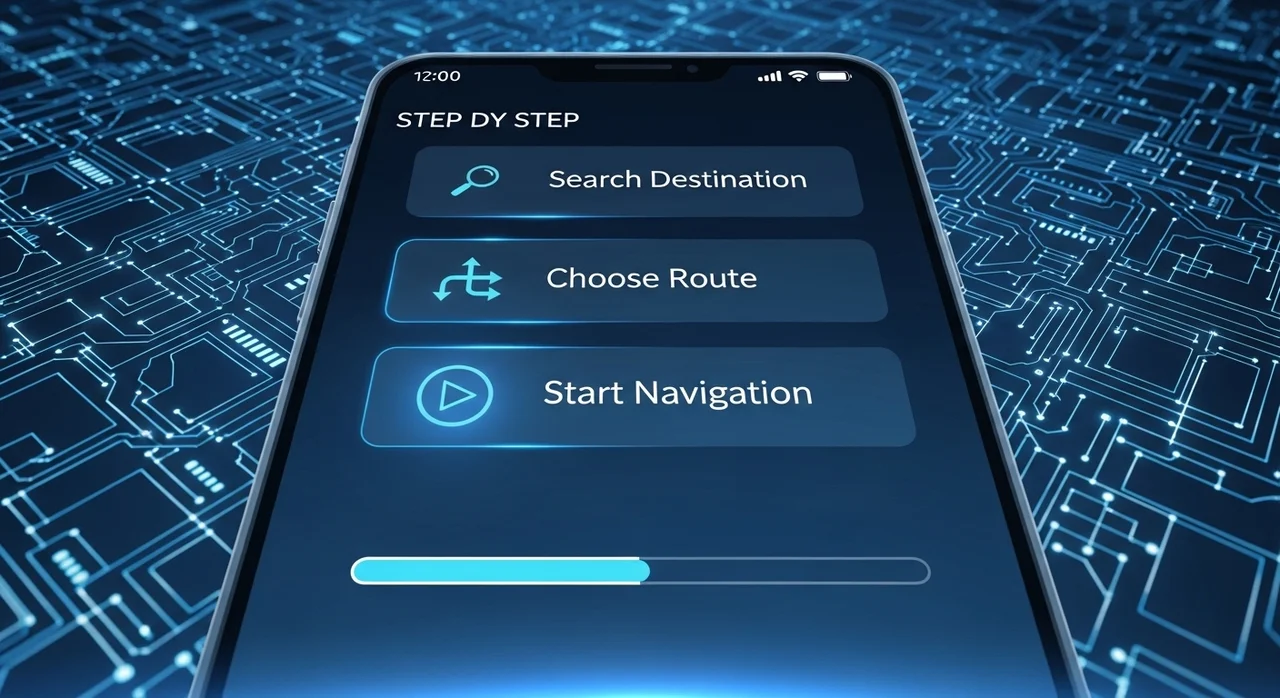 스마트폰으로 진행하는 비대면 신청 절차