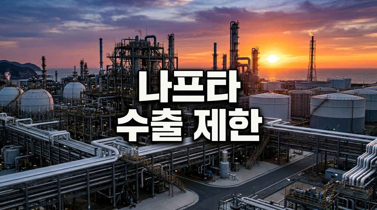 나프타 수출 제한 및 매점매석 금지 시행: 산업의 쌀 전량 내수 전환 영향