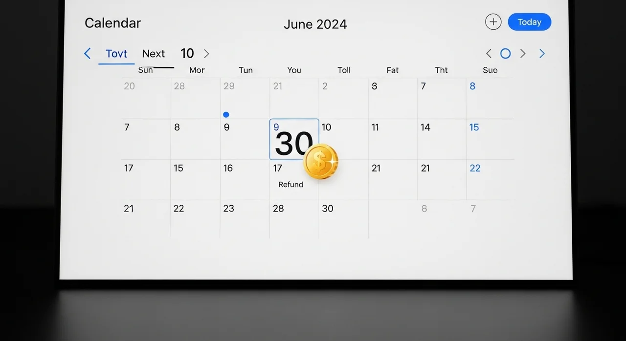환급금은 언제쯤 내 통장에 들어올까?