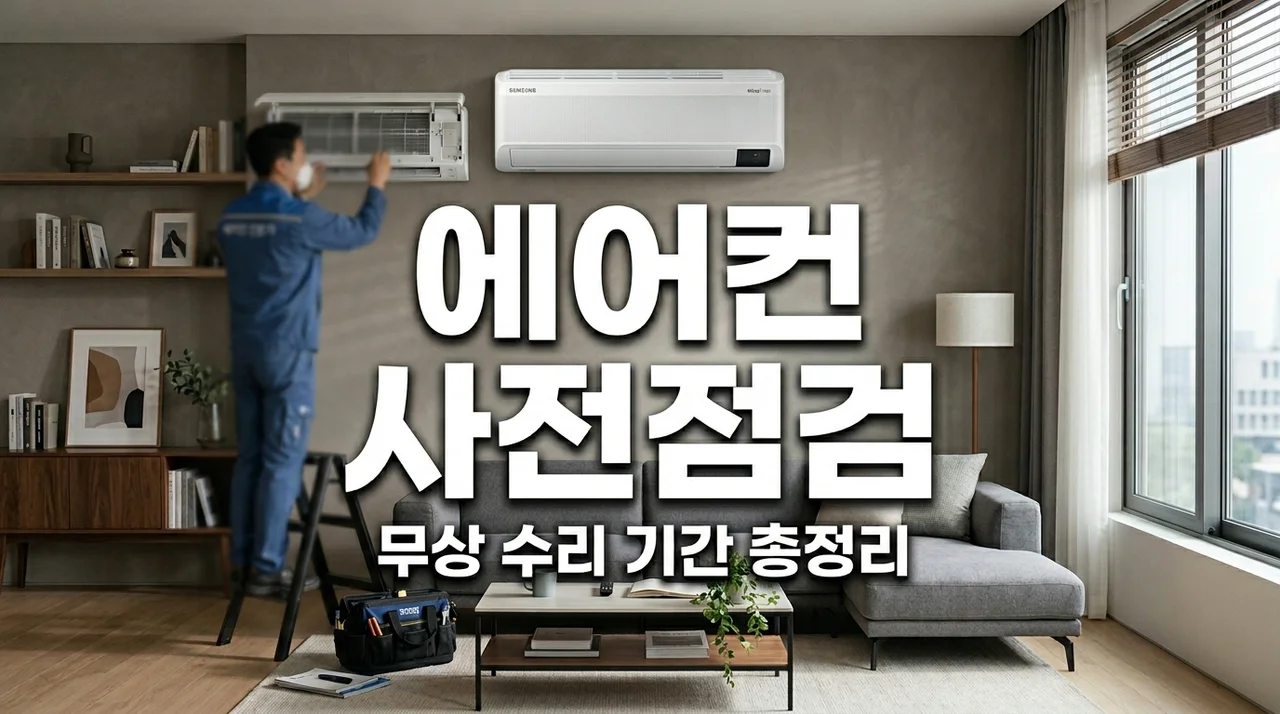 에어컨 사전점검 신청방법 및 브랜드별 무상수리 기간 정리 (2026)
