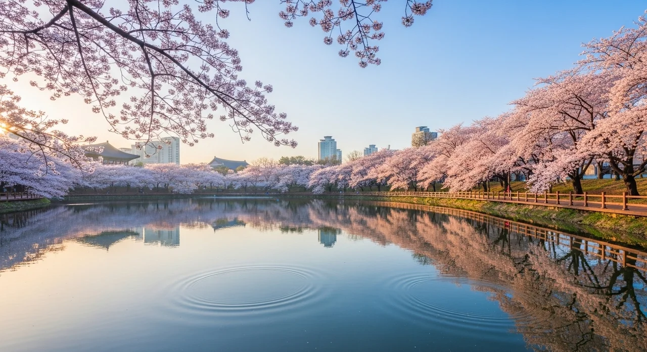 2026년 봄, 석촌호수가 분홍빛으로 물듭니다