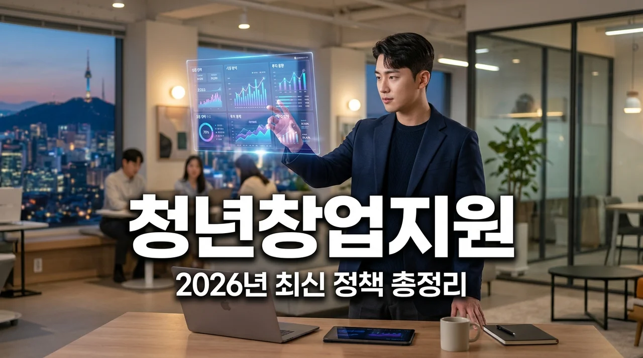 청년 창업 지원 정책 2026 가이드: 정부지원금부터 대출 조건까지 총정리