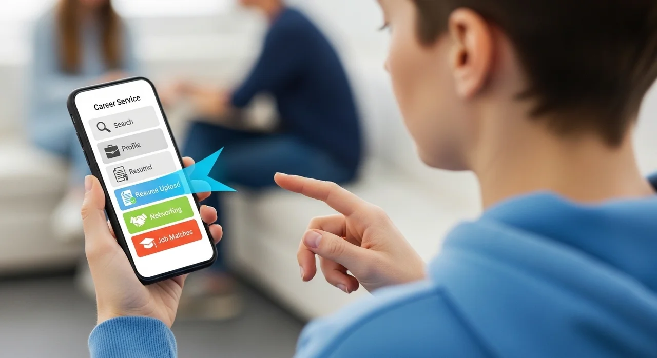 대학일자리플러스센터 이용 절차 4단계