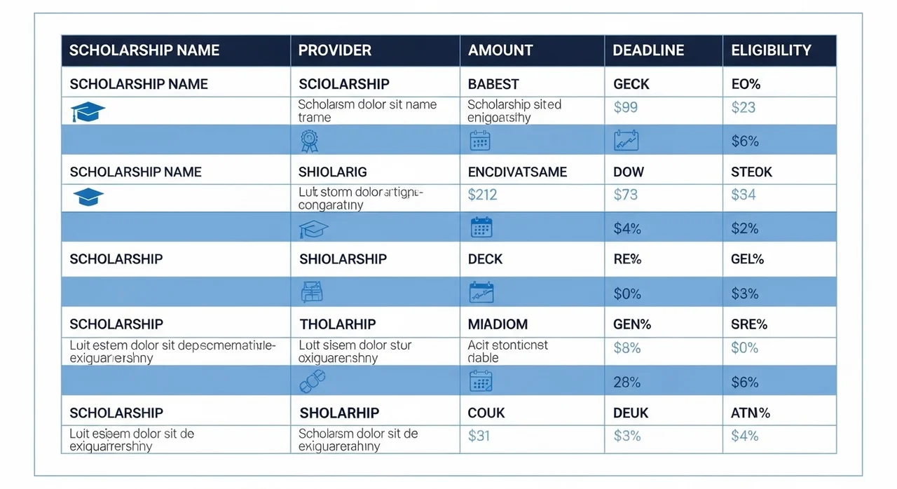꿈수저청년장학금 한눈에 보기 (금액 및 조건)