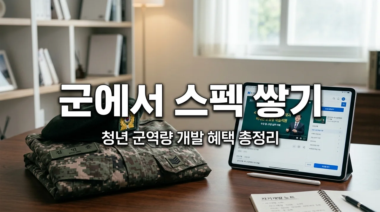청년 군역량 개발 2026 완벽 가이드! 군대에서 스펙 쌓는 법