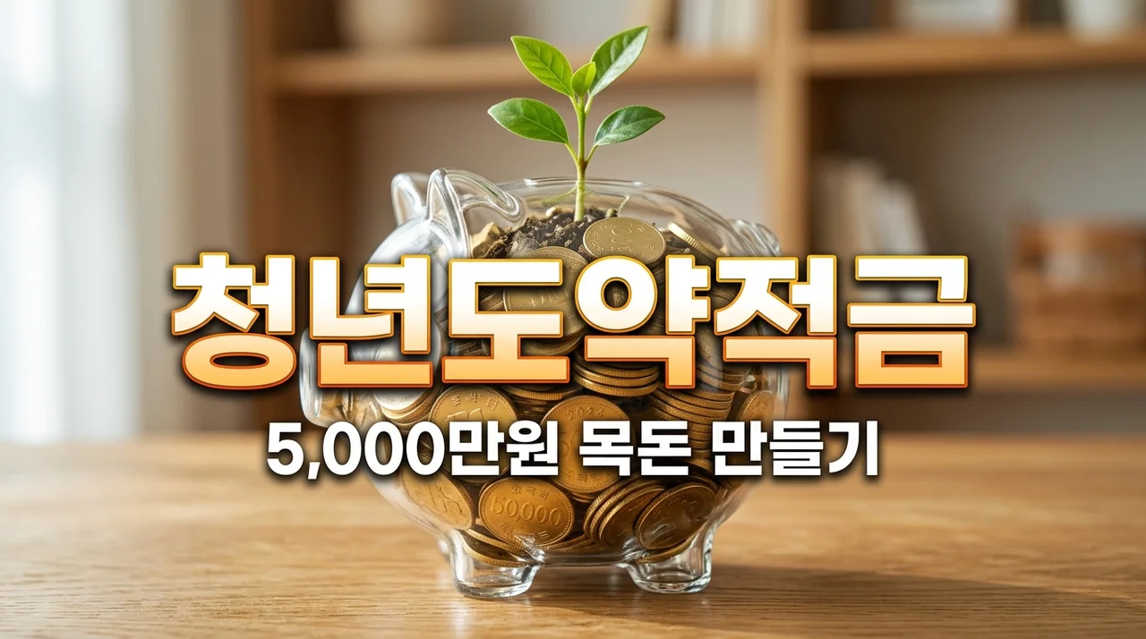 청년 장기근부 도약적금 신청 자격 및 5,000만원 목돈 마련 정리
