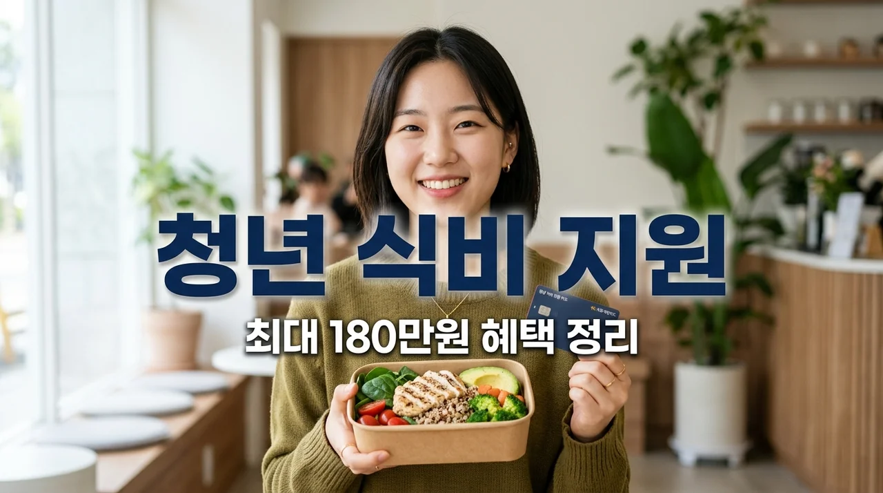 청년 식비 지원 180만원 받는 법! 신청 자격 및 방법 총정리 (2026 최신)