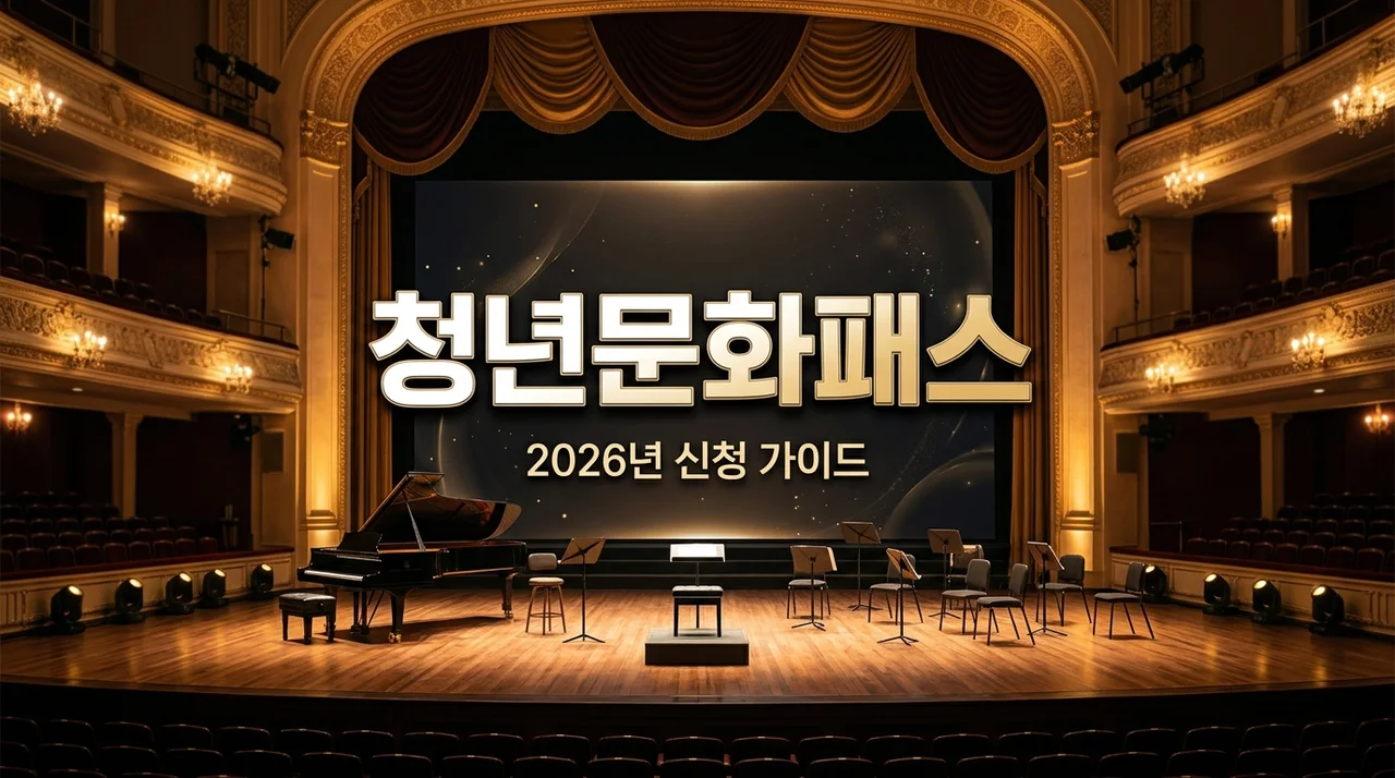 2026 청년문화예술패스 신청 방법 및 대상 총정리 (19세~23세)