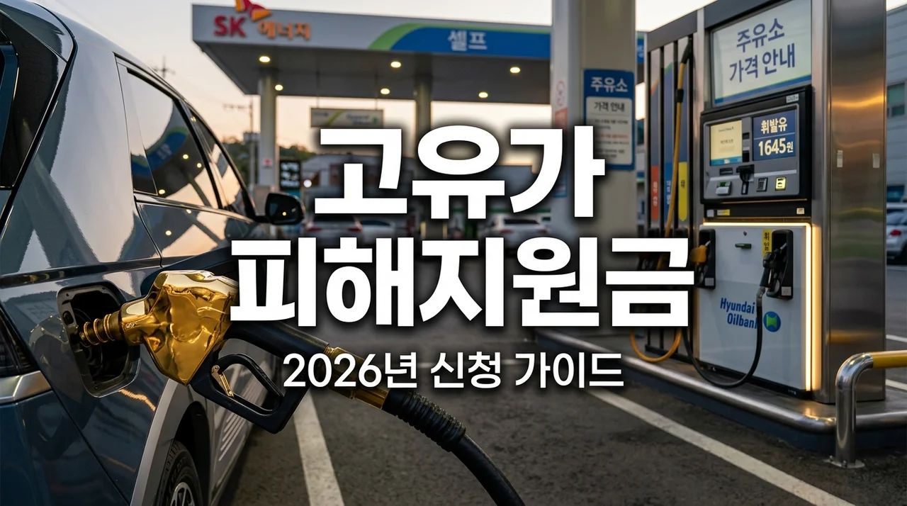 고유가 피해지원금 신청 방법 대상 및 지급일 2026년 총정리