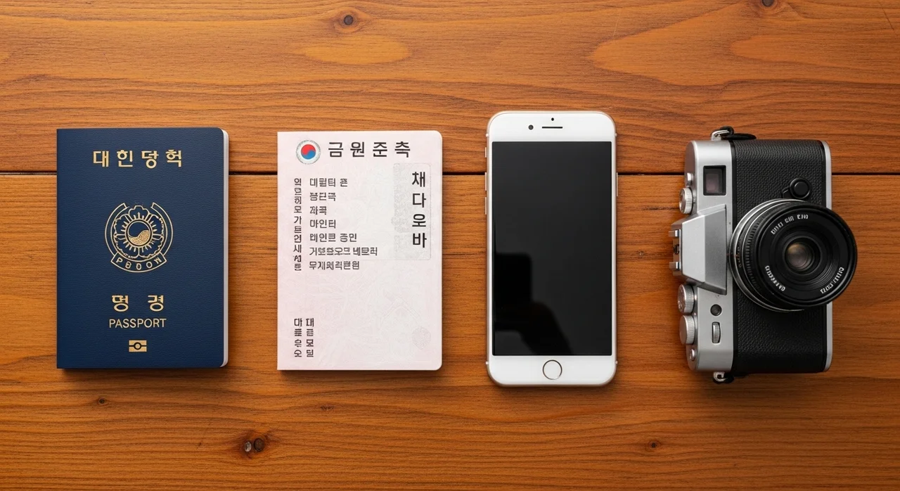 터미널 가기 전 필수 준비물 체크리스트