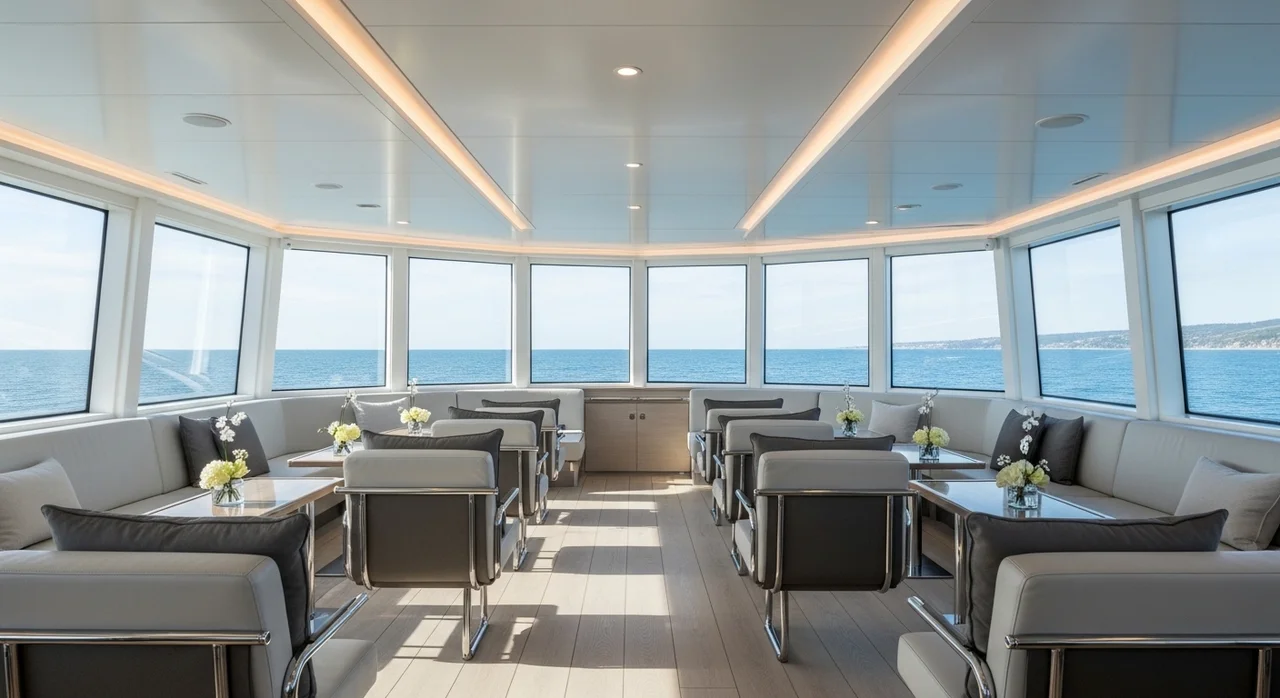 산타모니카호 운항 시간표 및 좌석 등급별 요금