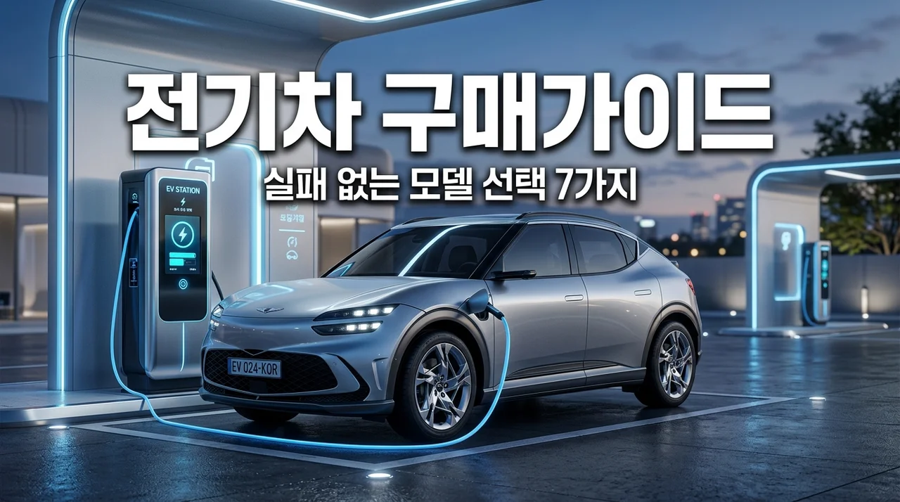 전기차 구매 가이드: 나에게 딱 맞는 모델 고르는 7가지 핵심 질문