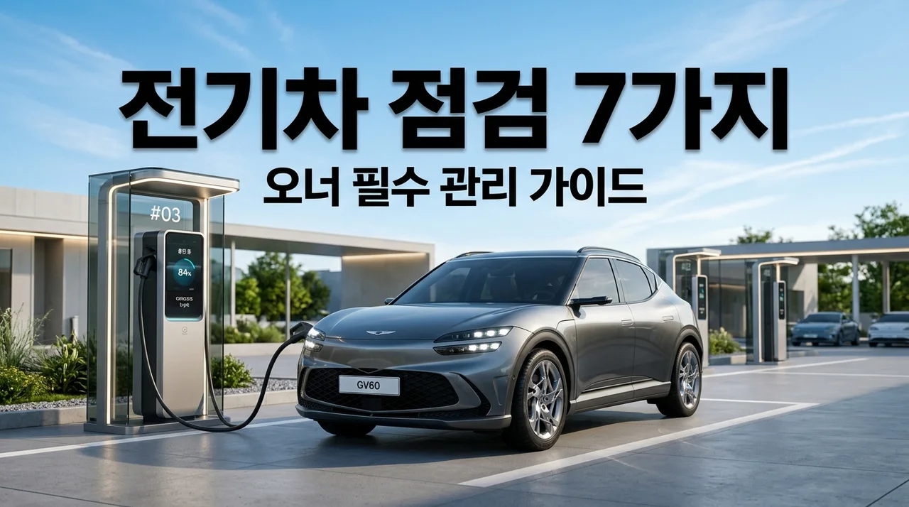 전기차 점검 체크리스트 7가지! 오너라면 꼭 알아야 할 관리법