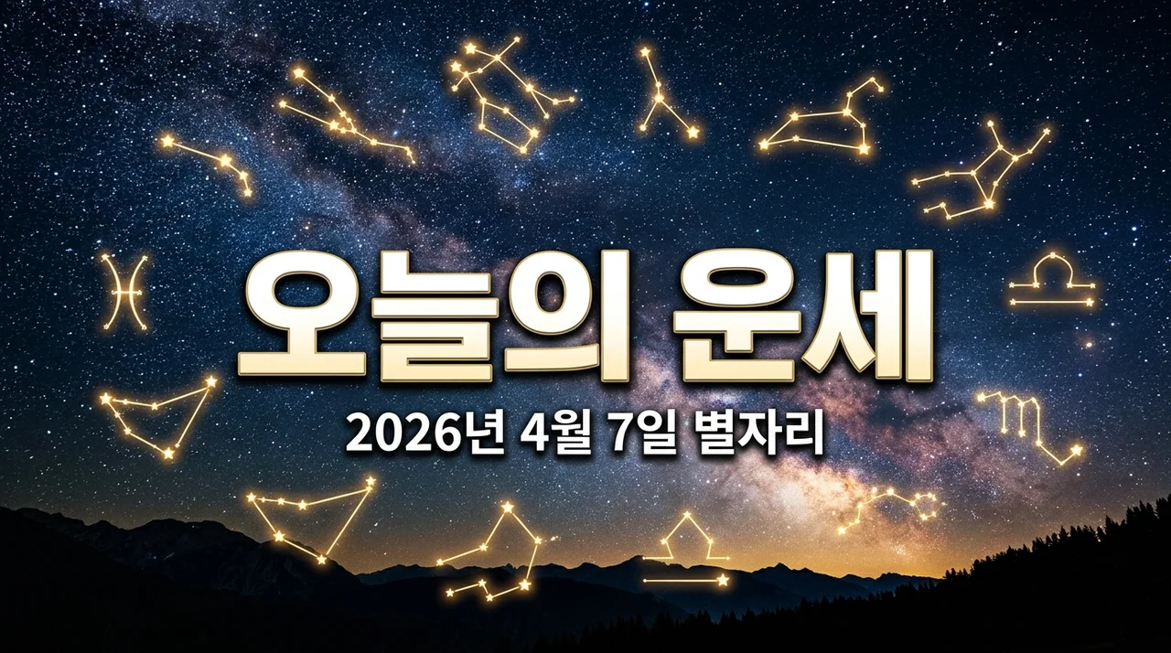 2026년 4월 7일 별자리별 오늘의 운세 및 행운의 아이템 총정리