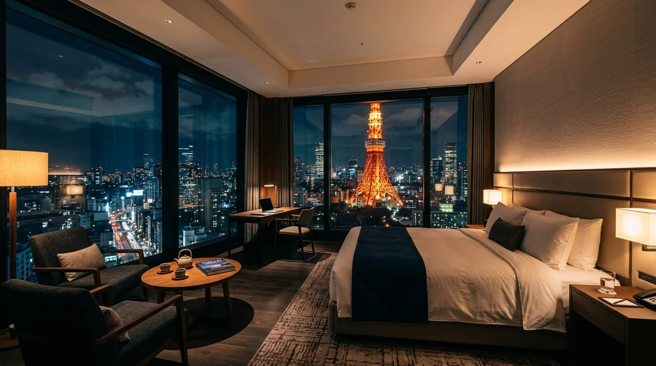 APA호텔 롯폰기 에키히가시 후기, 도쿄 타워 뷰와 가성비의 조화