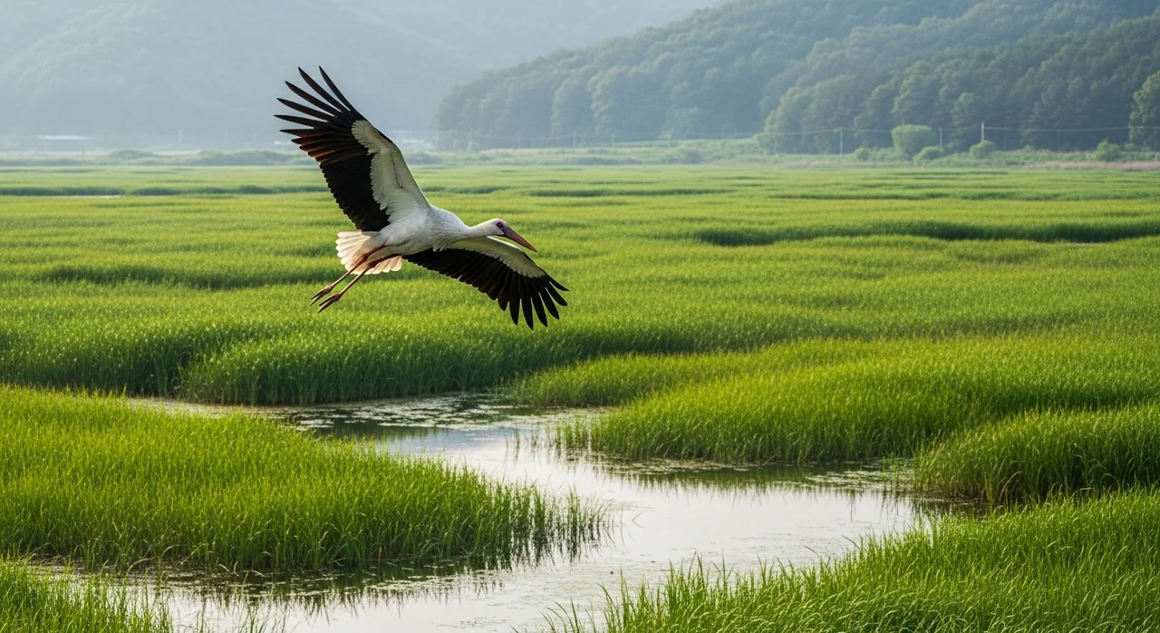 우리 곁을 떠났던 황새, 다시 돌아오다