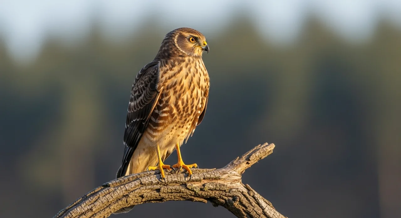 겨울 들판의 그림자, 잿빛개구리매란?