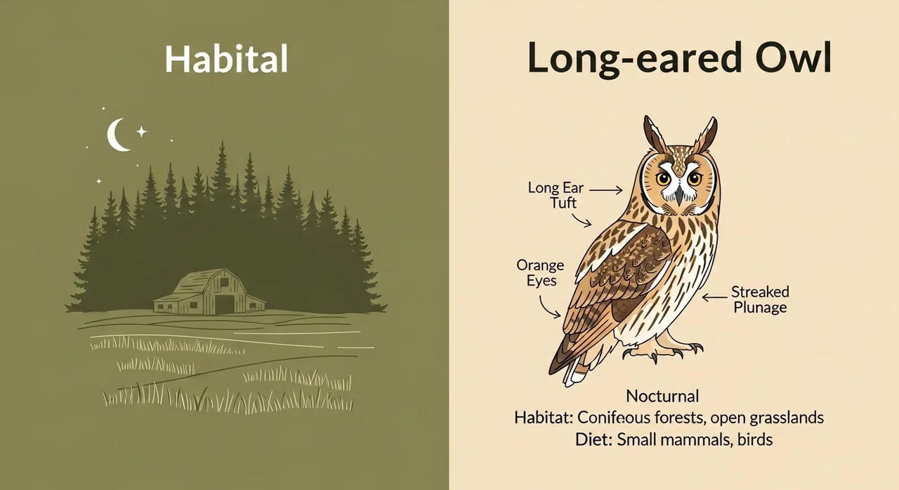 칡부엉이의 주요 특징 한눈에 보기