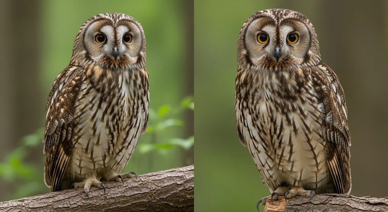 큰소쩍새와 일반 소쩍새의 차이점 비교