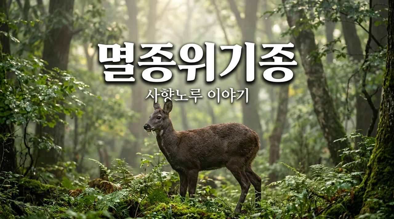 사향노루 멸종위기종인 이유와 우리가 보호해야 할 이유