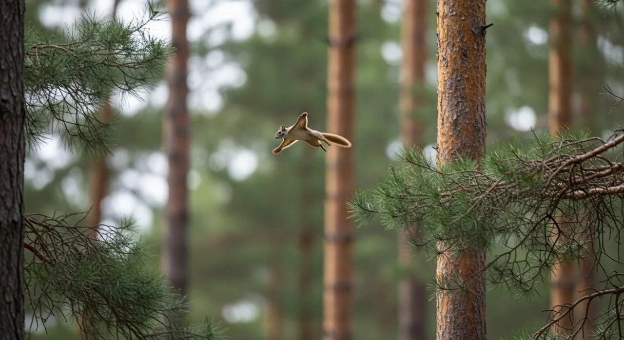 하늘다람쥐의 주요 생태 특징
