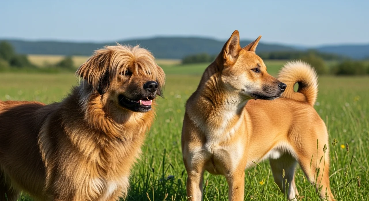 삽살개와 진돗개의 차이점 비교