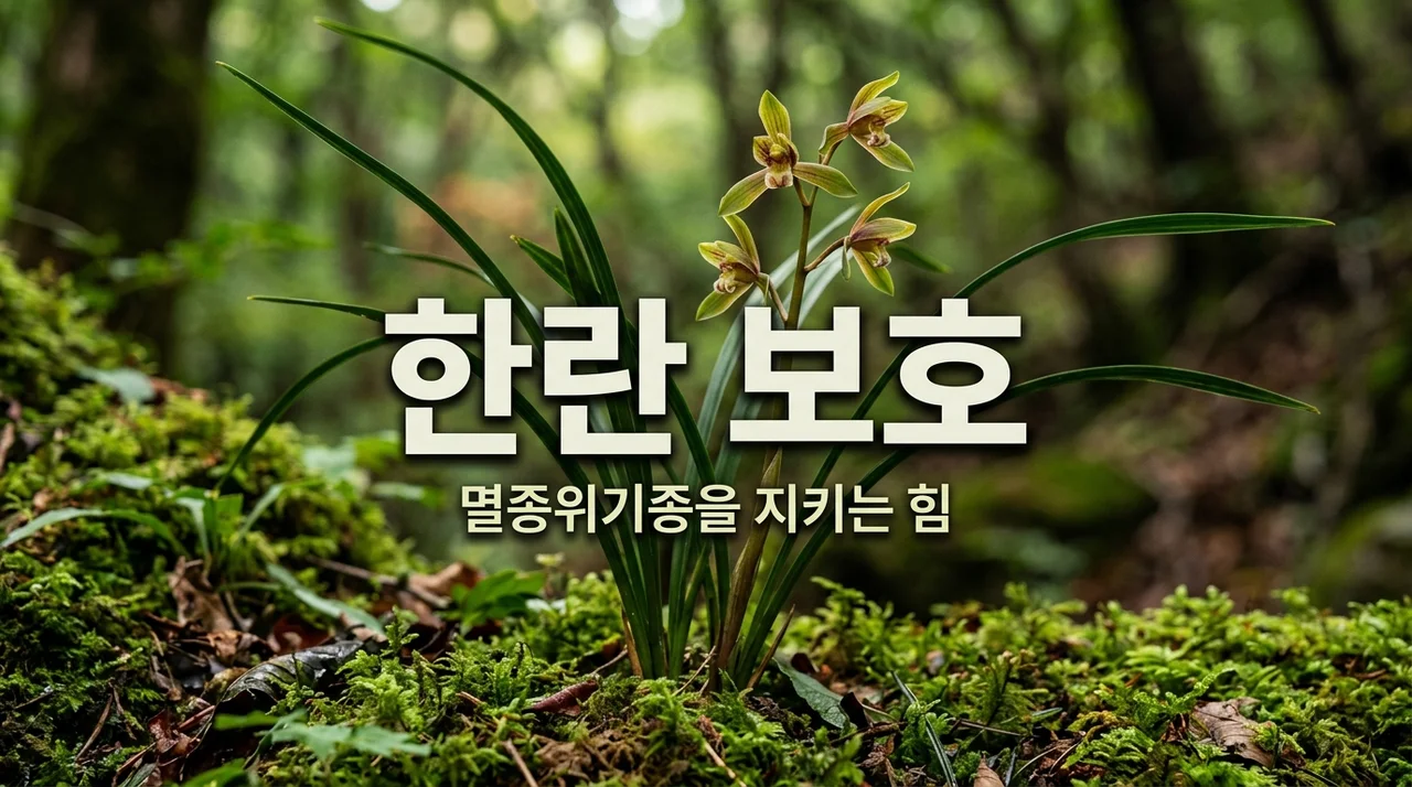 한란 멸종위기종 보호, 왜 우리가 지켜야 할까요?