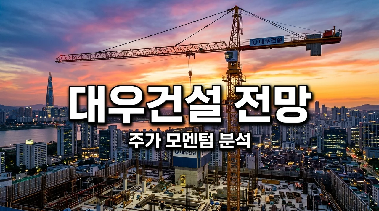 대우건설 주가 전망과 투자 모멘텀 핵심 분석
