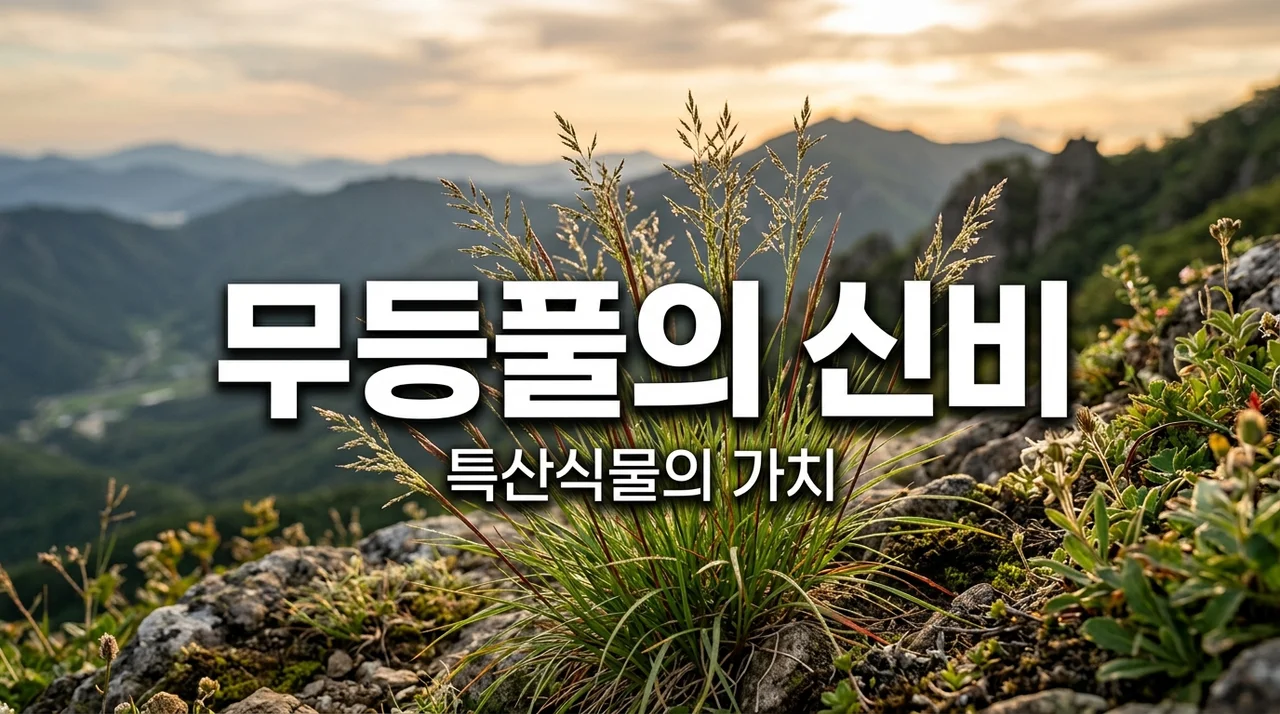 무등풀이란 무엇일까? 한국의 특산식물과 생태적 가치 알아보기