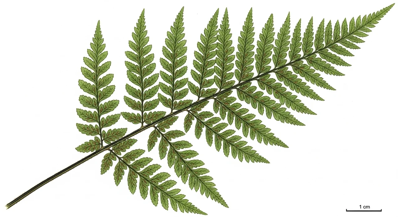 눈썹고사리의 주요 식별 정보