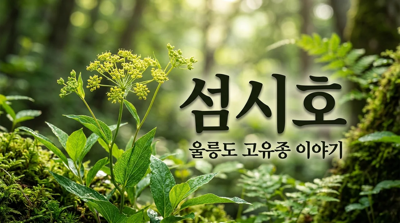 섬시호 특징과 보호 가치: 울릉도의 귀한 야생화 이야기