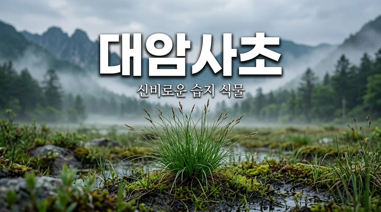대암사초, 멸종위기 식물이 들려주는 습지 생태계 이야기