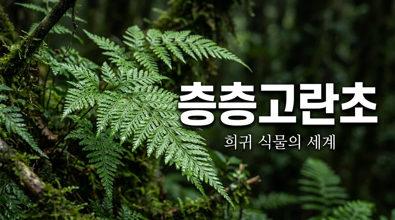 층층고란초 특징과 매력: 멸종위기 식물을 알아봐요
