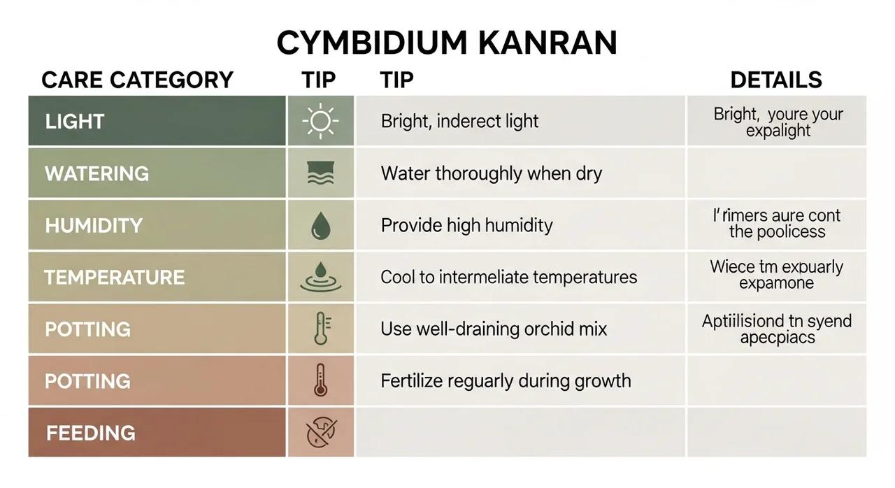 한란 관리의 핵심 포인트 한눈에 보기