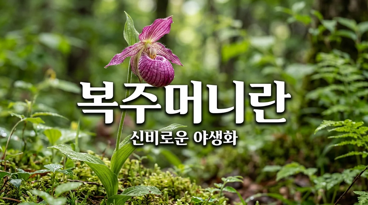 복주머니란 특징과 이름 유래, 야생화 탐방 가이드