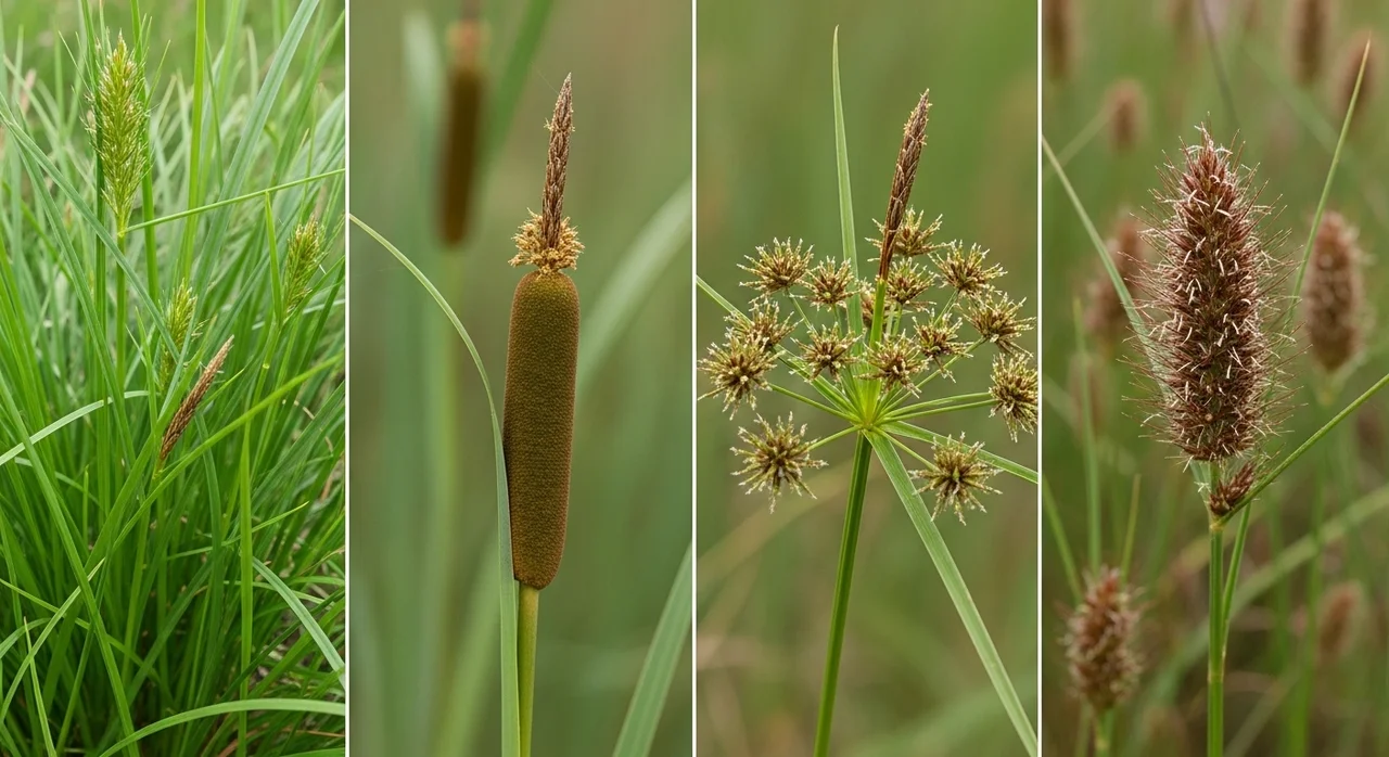 작은황새풀과 황새풀 구분하기