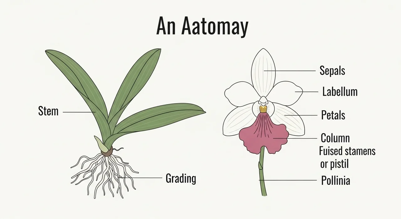 으름난초의 생태적 특징 한눈에 보기