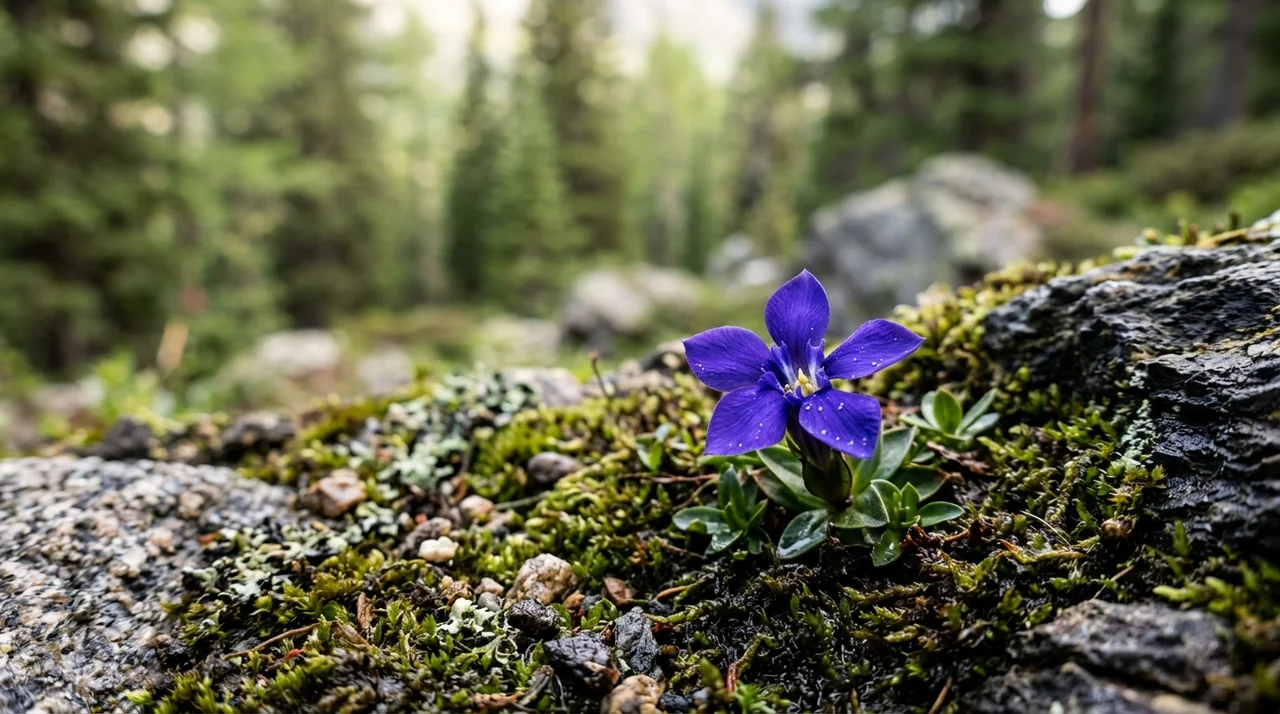 비로용담의 매력과 특징: 대암산 야생화 탐방 가이드
