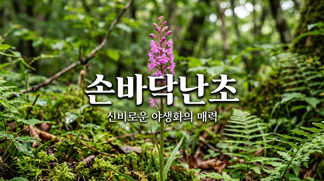 손바닥난초 효능과 특징, 멸종위기 야생화의 신비함