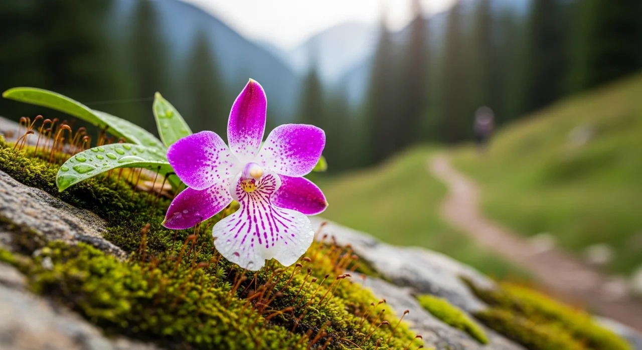 산속의 작은 보석, 구름병아리난초를 아시나요?