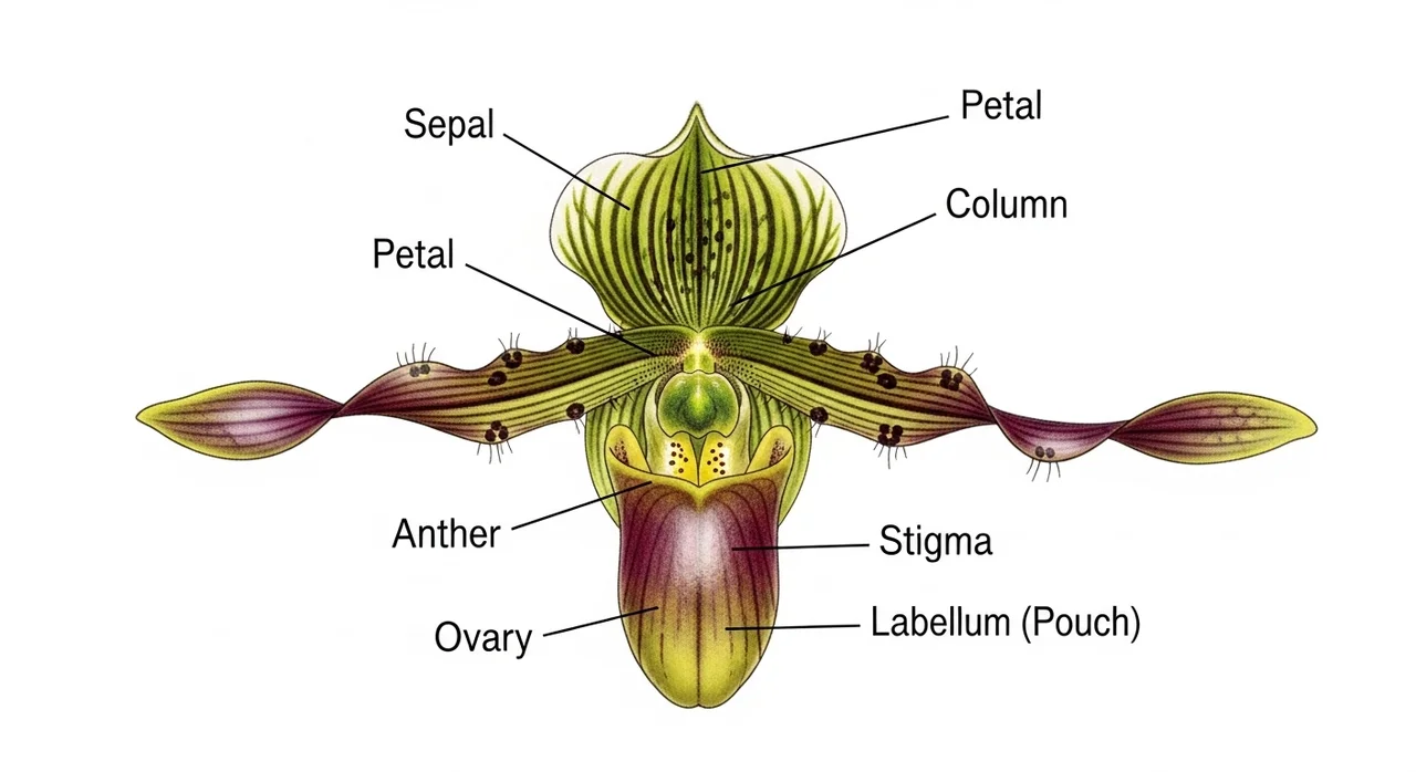 구름병아리난초의 생태적 특징 한눈에 보기
