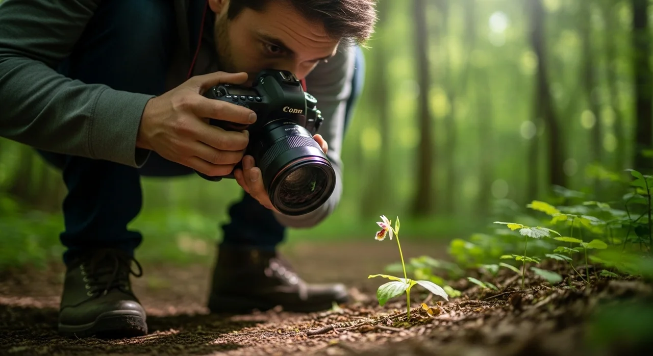 방울난초를 지키는 올바른 감상 방법