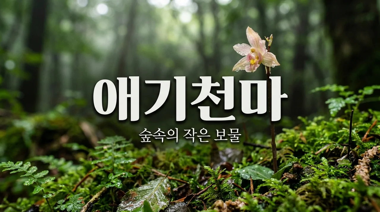 애기천마: 숲속에서 만나는 신비로운 작은 보물