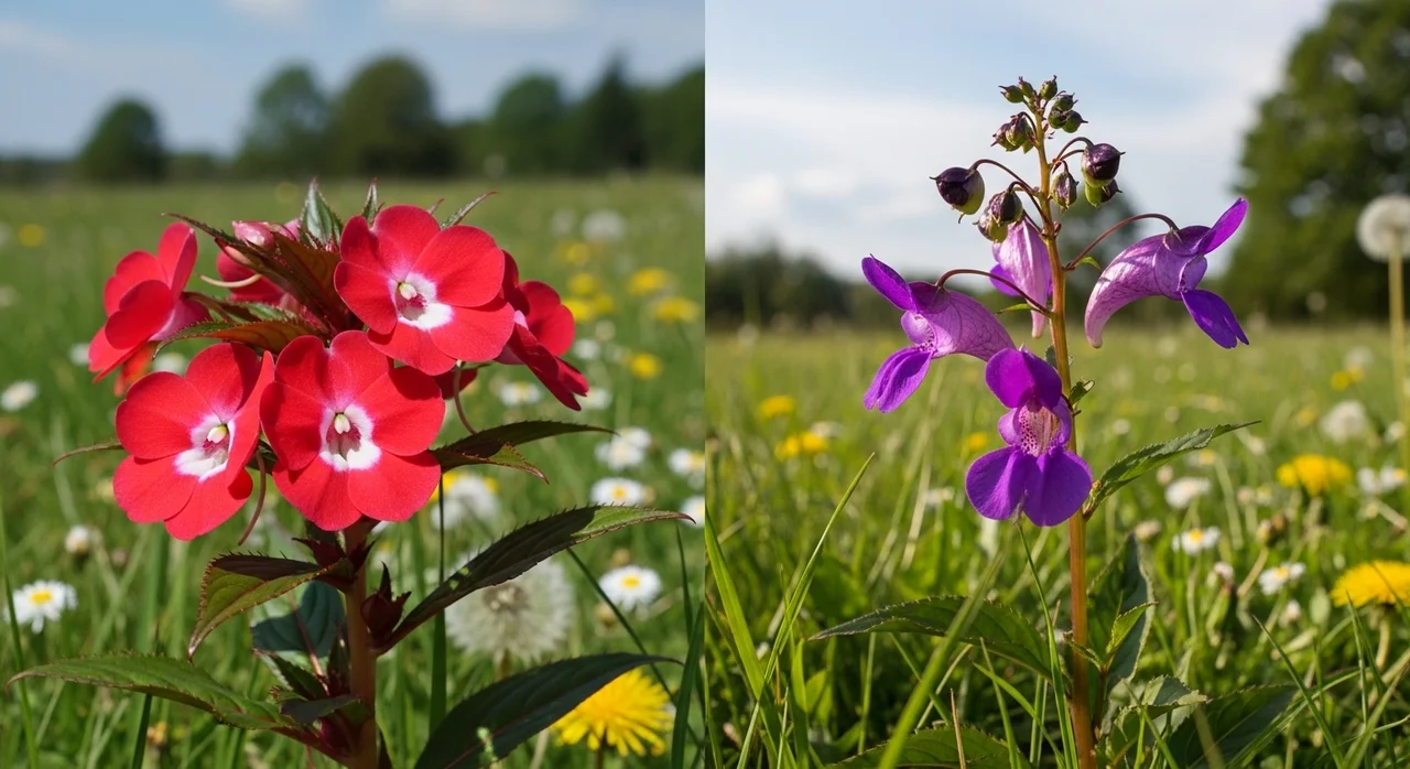 거제물봉선과 일반 물봉선의 차이점