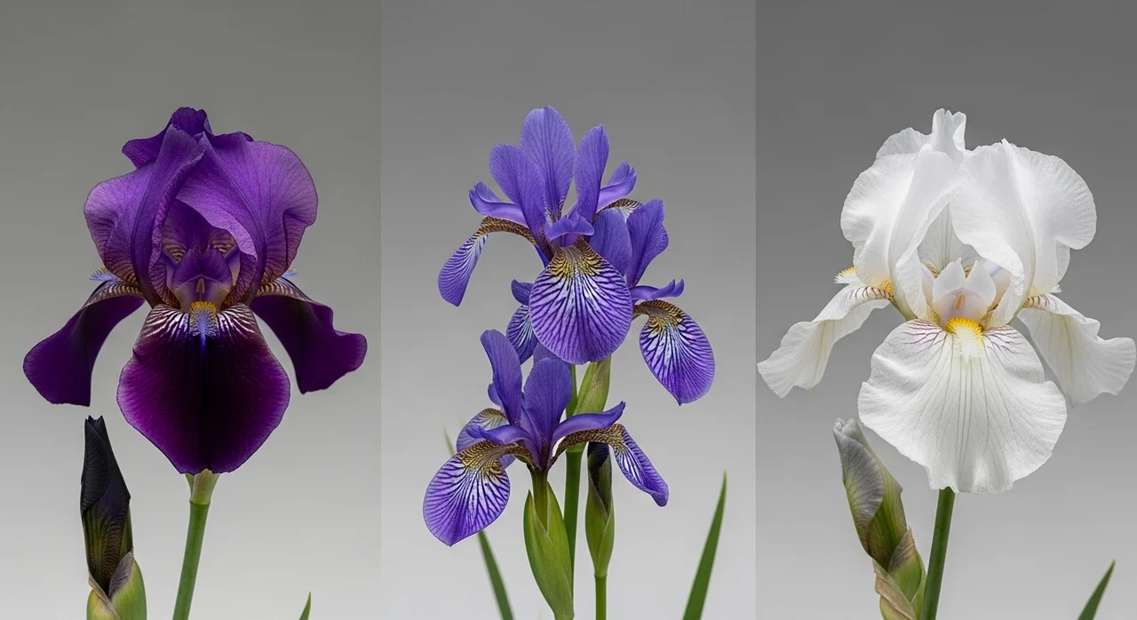 부채붓꽃과 일반 붓꽃의 차이점