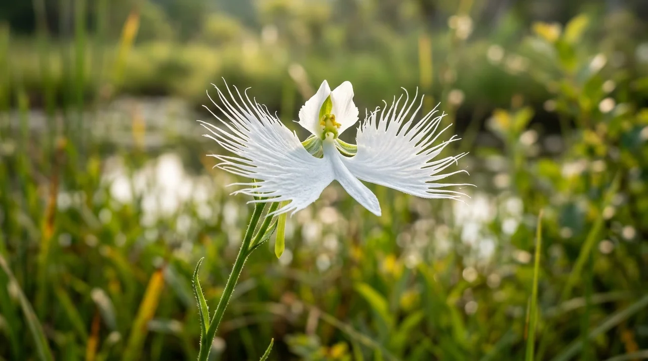 해오라비난초 키우기: 하얀 새가 날아오른 듯한 매력적인 관리법